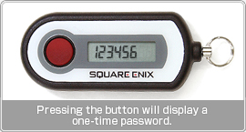 How to recover one time password square enix