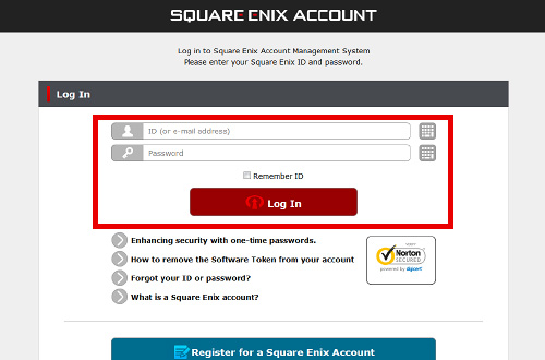 Transferring to a Square Enix Account