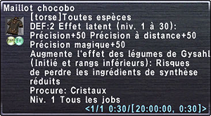Maillot chocobo