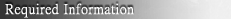 Required Information