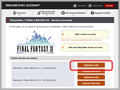 Transferring to a Square Enix Account