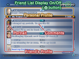 The New PlayOnline Friend List