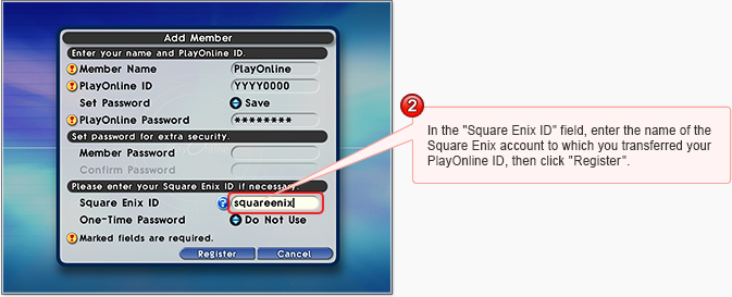 SQUARE ENIX ACCOUNT REGION INFORMATION 2 